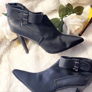 Elegant Black Women's Heeled Ankle Boots